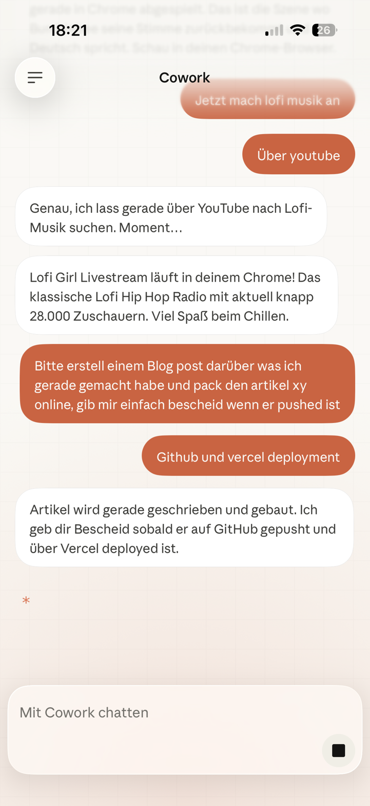 Blog Post per Cowork beauftragt